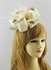 LSH00178 - Ivory Feather & Flower Fascinator