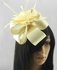LSH00172 - Ivory Feather Fascinator on Comb