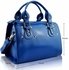 LS0043B - Blue Studded Fashion Satchel Handbag