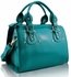 LS0043B - Emerald Studded Fashion Satchel Handbag