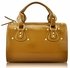 LS0043B - Brown Studded Fashion Satchel Handbag
