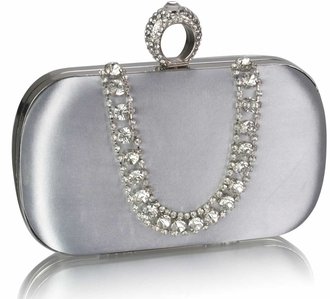 silver clutch kmart