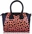 LS0075 - Pink Polka Dot Satchel Handbag