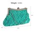 LSE0079 - Emerald Crystal Evening Clutch Bag