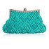 LSE0079 - Emerald Crystal Evening Clutch Bag