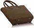 LS00104C - Tan Retro Croc Style Tote Handbag