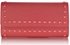 LSE0026 - Burgundy Studded Clutch Evening Bag