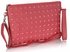 AG0027 - Burgundy Studded Crossbody Bag