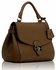 LS00107 - Coffee Flap and Twist Lock Satchel