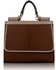 LS00272 - Brown Vintage Style Fashion Tote Handbag
