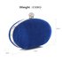 LSE0092 - Royal Blue Crystal Satin Evening Clutch