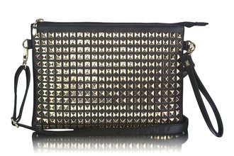 LSE00183 - Gold Studded Clutch Purse