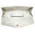 LSE00253 - Ivory Diamante Design Evening Flap Over Party Clutch Bag