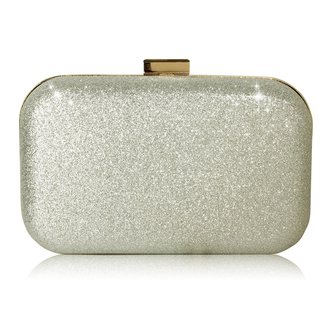 AG00256 - Silver Glitter Crossbody Bags