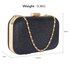 AG00256 - Black Glitter Crossbody Bags