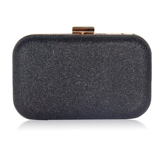 AG00256 - Black Glitter Crossbody Bags