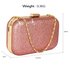 LSE00256 - Champagne Glitter Clutch Bag