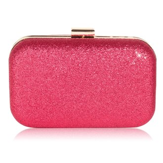 AG00256 - Fuchsia Glitter Crossbody Bags