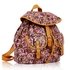 LS00270 - Pink Oilcloth Owl Design Rucksack