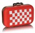 LSE0059 - Red/White Hardcase Clutch Bag