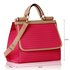 LS00272A - Pink Vintage Style Fashion Tote Handbag