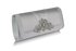 LSE0094 - Ivory Crystal Flower Evening Clutch Bag