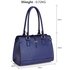 LS00306 - Wholesale & B2B Navy Grab Shoulder Handbag Supplier & Manufacturer