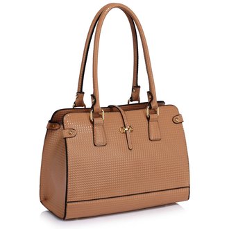 LS00306 - Wholesale & B2B Nude Grab Shoulder Handbag Supplier & Manufacturer