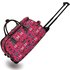 LS00308A - Coral Light Travel Holdall Trolley Luggage With Wheels - CABIN APPROVED