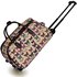 AGT00308A - Wholesale & B2B Beige Light Travel Holdall Trolley Luggage With Wheels - CABIN APPROVED Supplier & Manufacturer