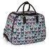 LS00309B- Blue Light Travel Holdall Trolley Luggage With Wheels - CABIN APPROVED