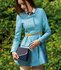 LSE00264 -  Navy Large Diamante Flap Clutch purse