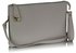 AG00280 - Ivory Flat Crossbody Bags