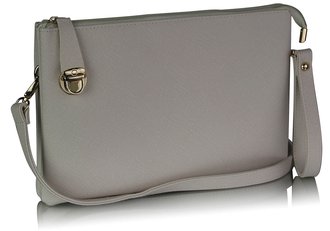 AG00280 - Ivory Flat Crossbody Bags
