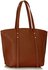 LS00335 - Brown Women's Large Tote Bag
