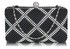 LSE00277 - Wholesale & B2B Black Beaded Crystal Cluth Bag Supplier & Manufacturer