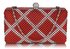 LSE00277 - Wholesale & B2B Red Beaded Crystal Cluth Bag Supplier & Manufacturer