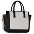 LS00338 - Wholesale & B2B Black / White Tote Bag With Long Strap Supplier & Manufacturer