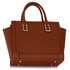 LS00338 - Brown Tote Bag With Long Strap