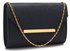 LSE00293 -  Navy Large Flap Clutch purse