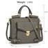 LS00237A - Wholesale & B2B Grey Twist Lock Flap Grab Tote Supplier & Manufacturer