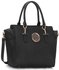 LS00353  - Black Tote Handbag