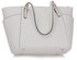 LS00350 - White Women's Large Tote Bag