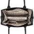 LS00153M - Black / White Fashion Tote Handbag