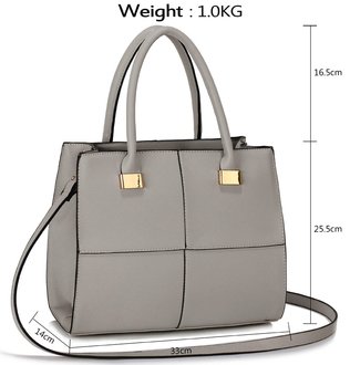 Wholesale Grey Fashion Tote Handbag