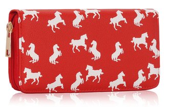 LSP1047 - Red Horse Design Purse/Wallet