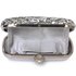 LSE00298 - Wholesale & B2B Silver Sequin Peacock Feather Design Clutch Evening Party Bag Supplier & Manufacturer