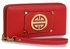 LSP1051 - Red Purse/Wallet with Metal Decoration