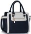 LS00255A - Wholesale & B2B Navy / White Grab Tote Handbag Supplier & Manufacturer