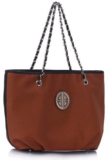 LS00389 - Wholesale & B2B Brown Shoulder Bag With Chain Strap Supplier & Manufacturer